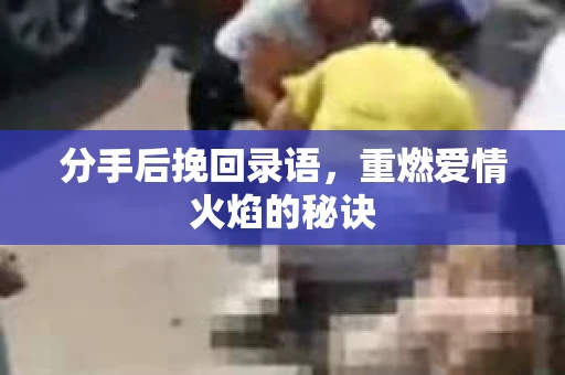 分手后挽回录语，重燃爱情火焰的秘诀