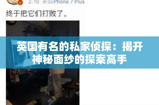 英国有名的私家侦探：揭开神秘面纱的探案高手