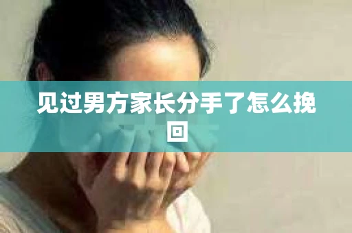 见过男方家长分手了怎么挽回