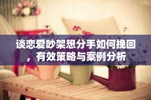 谈恋爱吵架想分手如何挽回，有效策略与案例分析