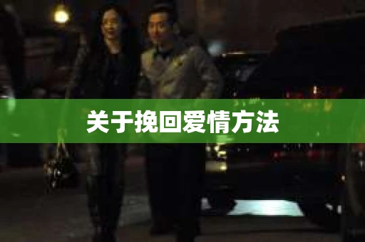 关于挽回爱情方法
