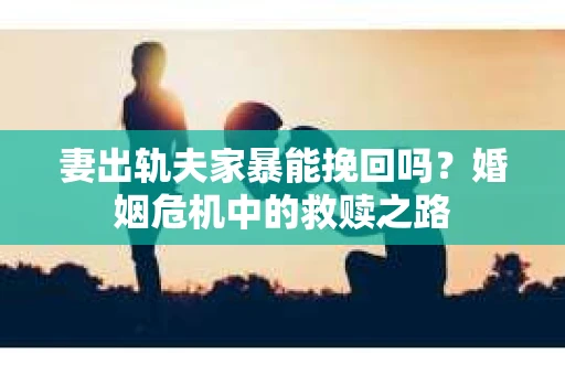 妻出轨夫家暴能挽回吗？婚姻危机中的救赎之路
