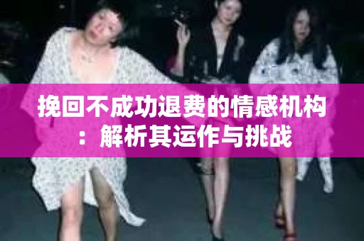挽回不成功退费的情感机构：解析其运作与挑战