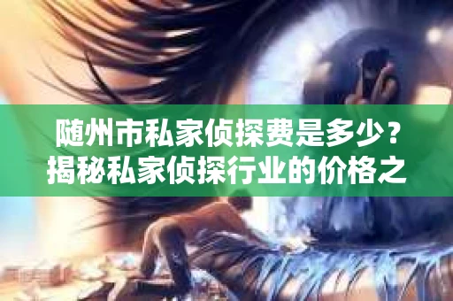随州市私家侦探费是多少？揭秘私家侦探行业的价格之谜