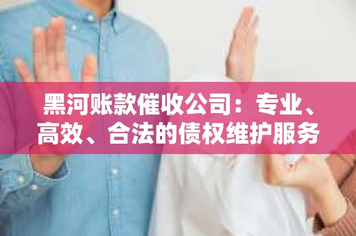 黑河账款催收公司：专业、高效、合法的债权维护服务