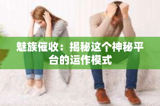 魅族催收：揭秘这个神秘平台的运作模式