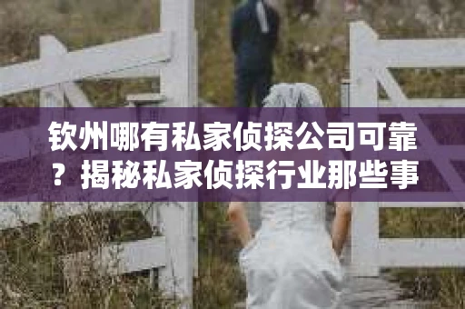 钦州哪有私家侦探公司可靠？揭秘私家侦探行业那些事儿