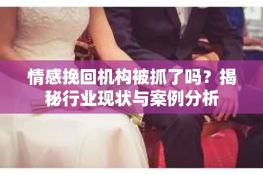 情感挽回机构被抓了吗？揭秘行业现状与案例分析