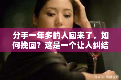 分手一年多的人回来了，如何挽回？这是一个让人纠结而又充满希望的问题。在这篇文章中，我们将探讨如何以正确的方式挽回曾经的爱人，重燃旧日的情感火花